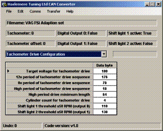 Configuration screen-shot